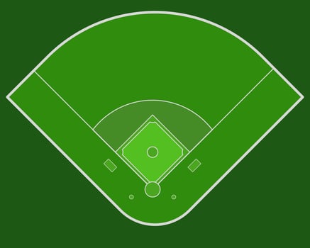 baseball field vector good for wallpaper, website, background, social media,