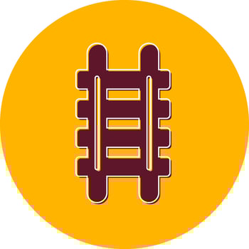 Railroad Vector Icon