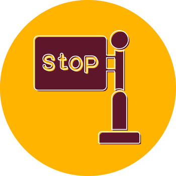 Stop Vector Icon