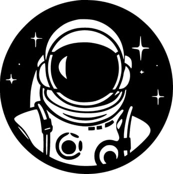 Astronaut - High Quality Vector Logo - Vector illustration ideal for T-shirt graphic