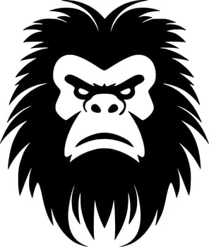 Bigfoot - Minimalist and Flat Logo - Vector illustration