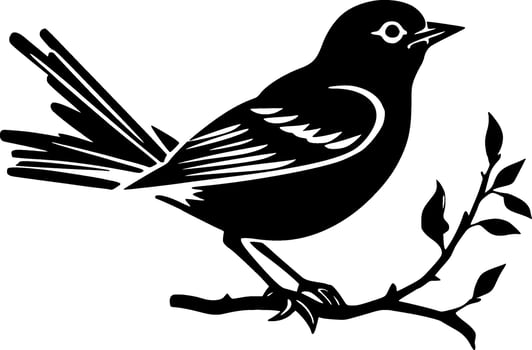 Bird - Minimalist and Flat Logo - Vector illustration