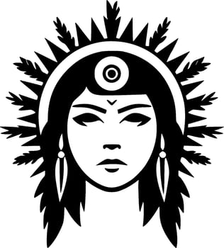 Boho, Minimalist and Simple Silhouette - Vector illustration