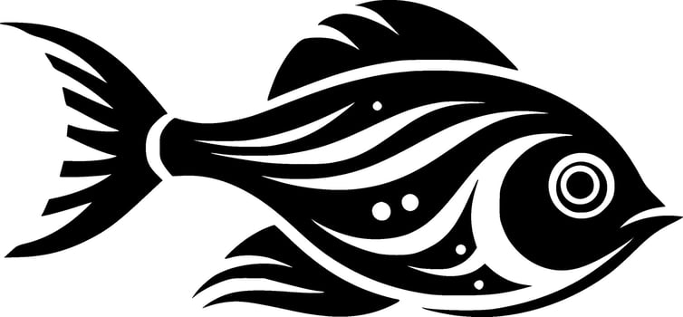 Fish - Minimalist and Flat Logo - Vector illustration