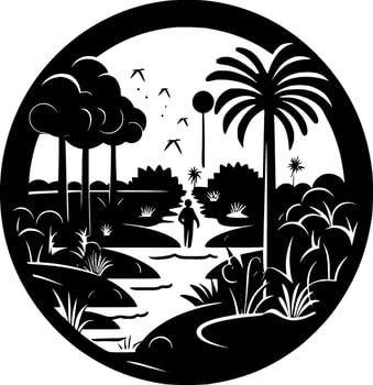 Garden - High Quality Vector Logo - Vector illustration ideal for T-shirt graphic