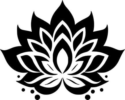 Mandala - Minimalist and Flat Logo - Vector illustration
