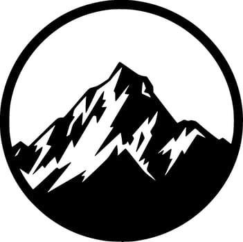 Mountains - High Quality Vector Logo - Vector illustration ideal for T-shirt graphic