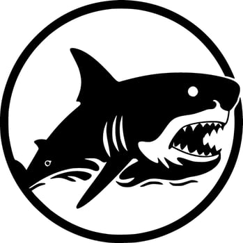 Shark - High Quality Vector Logo - Vector illustration ideal for T-shirt graphic
