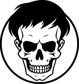 Skull - High Quality Vector Logo - Vector illustration ideal for T-shirt graphic