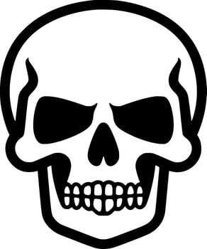 Skull - High Quality Vector Logo - Vector illustration ideal for T-shirt graphic