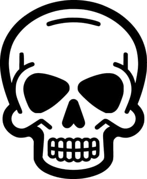 Skull - High Quality Vector Logo - Vector illustration ideal for T-shirt graphic
