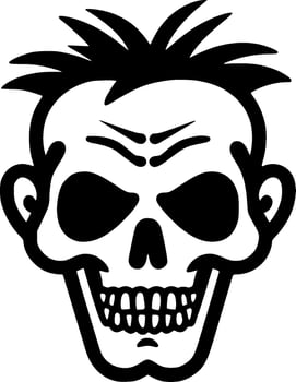 Skull - High Quality Vector Logo - Vector illustration ideal for T-shirt graphic