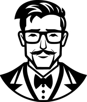 Teacher, Minimalist and Simple Silhouette - Vector illustration