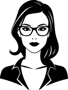 Teacher - Minimalist and Flat Logo - Vector illustration