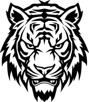 Tiger - High Quality Vector Logo - Vector illustration ideal for T-shirt graphic