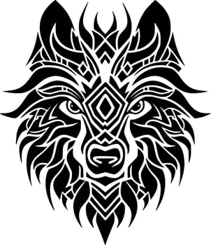 Wolf - Minimalist and Flat Logo - Vector illustration