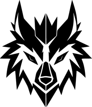 Wolf - Minimalist and Flat Logo - Vector illustration