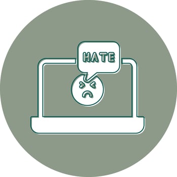 Hate Vector Icon