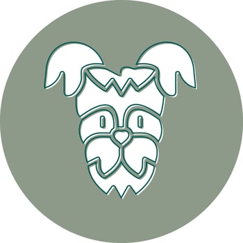 Yorkshire Terrier Vector Icon