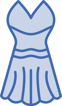 Cocktail Dress Vector Icon