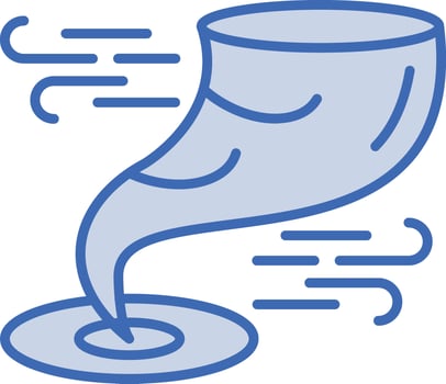 Dust Storm Vector Icon