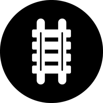 Railroad Vector Icon