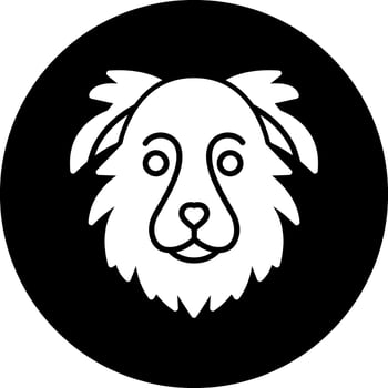 Border Collie Vector Icon