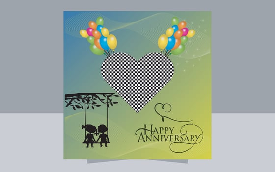 anniversary template design vector anniversary poster design