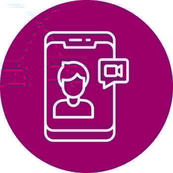Video Call Vector Icon