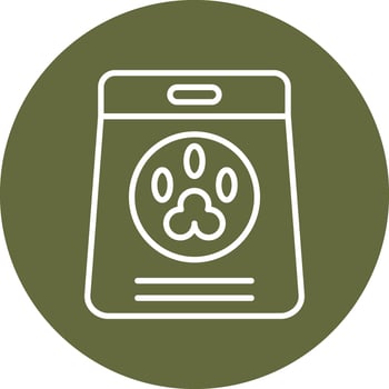 Pets Food Vector Icon