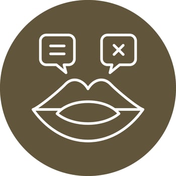 Gossip Vector Icon