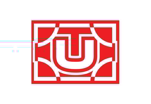 U creative letter logo and icon design template vector