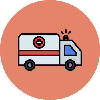 Ambulance Vector Icon