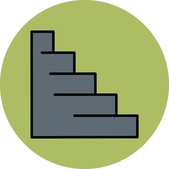 Stairs Vector Icon