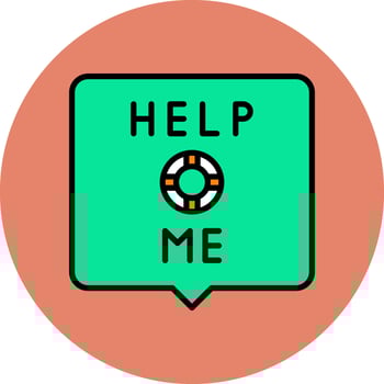 Help Me Vector Icon