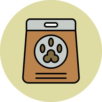 Pets Food Vector Icon