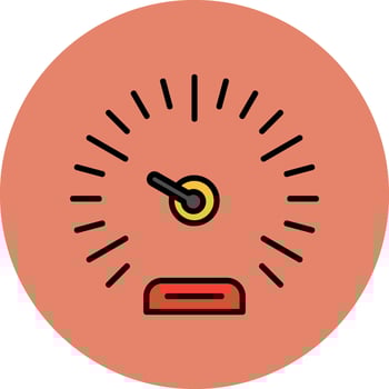 Speedometer Vector Icon