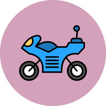 Motorbike Vector Icon
