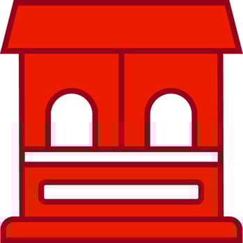 Ticket Office Vector Icon