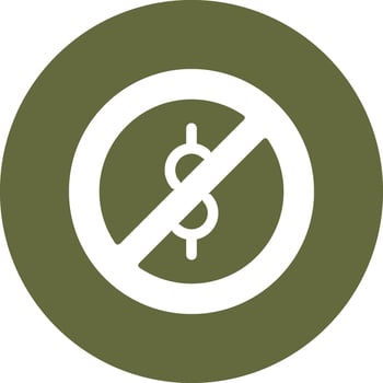 Cash Forbidden Vector Icon