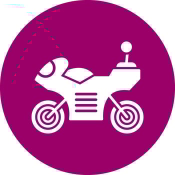 Motorbike Vector Icon