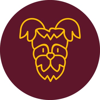 Yorkshire Terrier Vector Icon