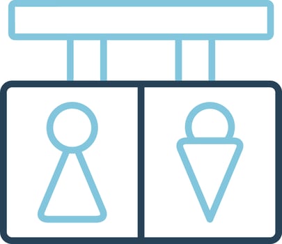 Toilet Signs Vector Icon