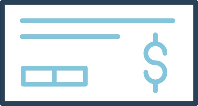 Cheque Vector Icon