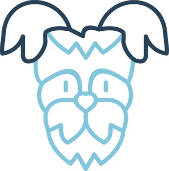 Yorkshire Terrier Vector Icon