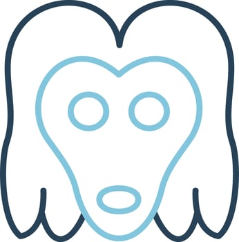 Afghan Hound Vector Icon