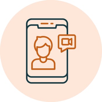 Video Call Vector Icon