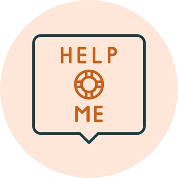 Help Me Vector Icon