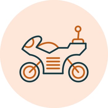 Motorbike Vector Icon
