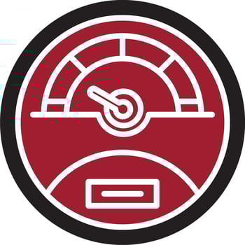 Speedometer Vector Icon